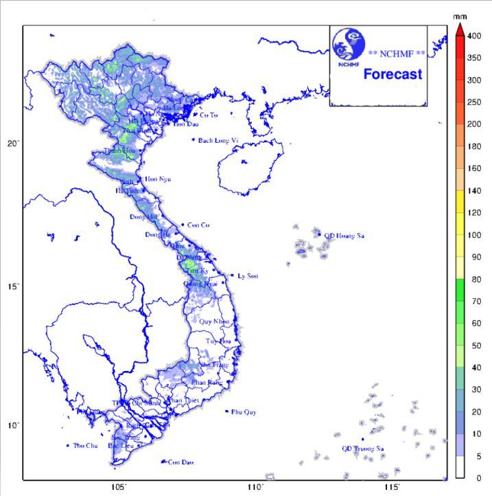 Cảnh báo mưa dông trái mùa khu vực tỉnh Đắk Lắk